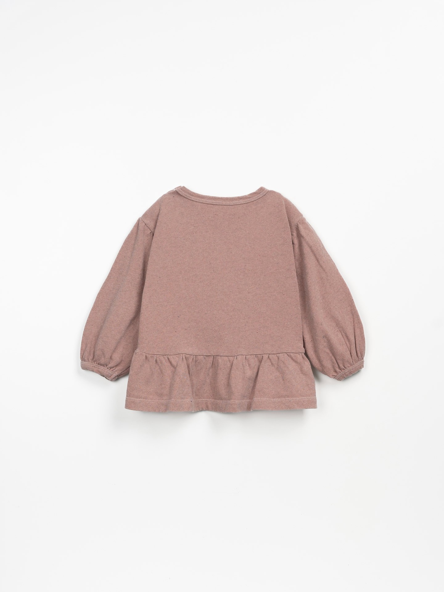 T-shirt with frill insert