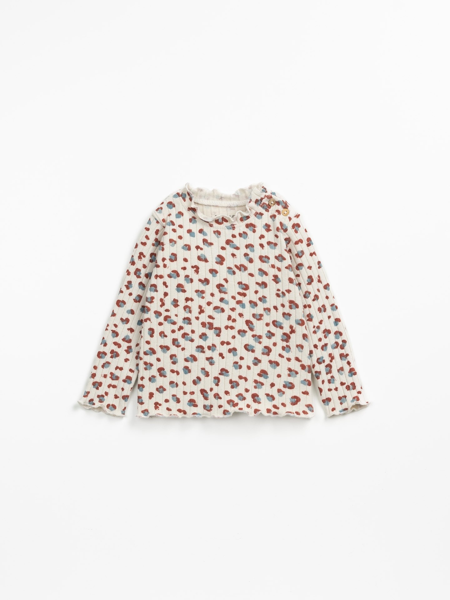 T-shirt misto fibre naturali e fibre riciclate