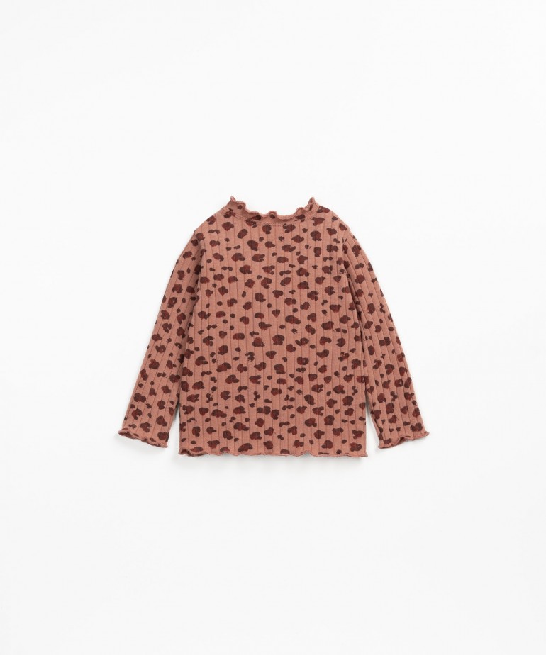 T-shirt misto fibre naturali e fibre riciclate