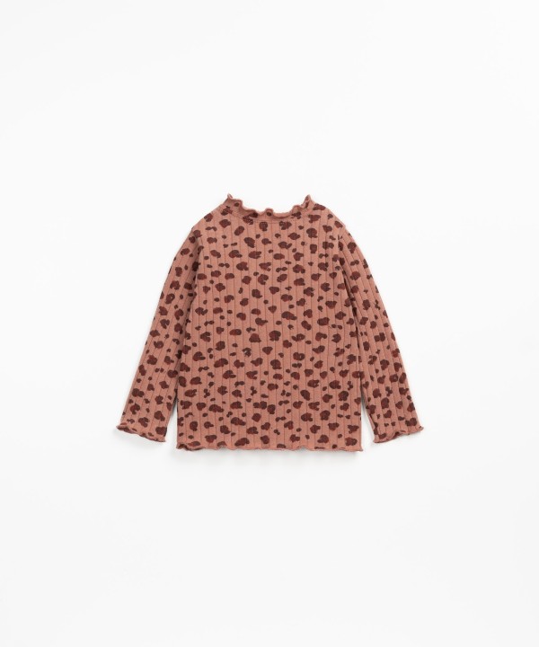 T-shirt misto fibre naturali e fibre riciclate