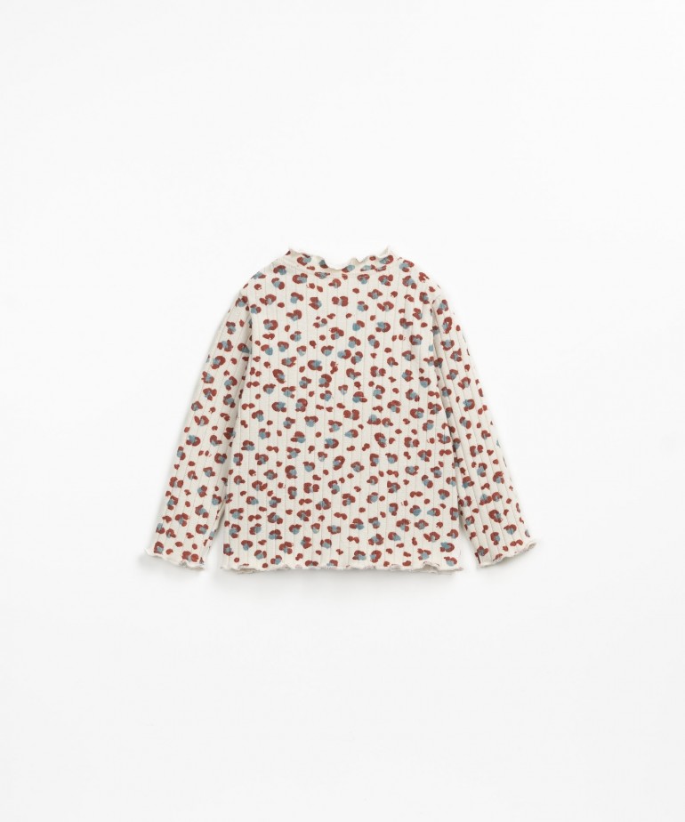 T-shirt misto fibre naturali e fibre riciclate