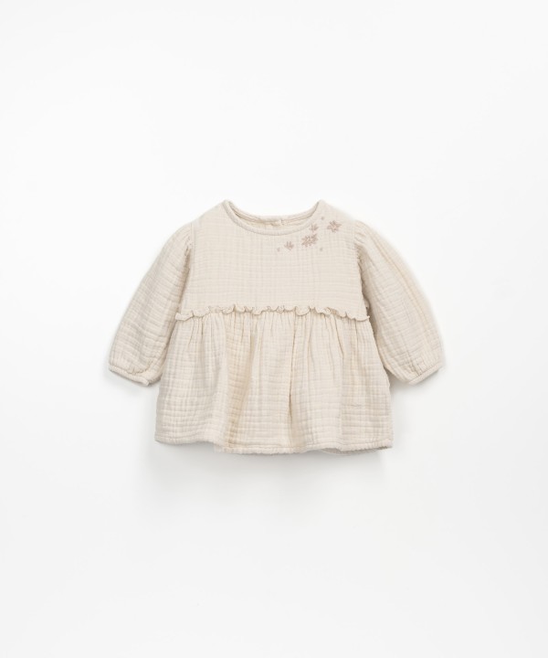 Tunique en tissu de coton biologique