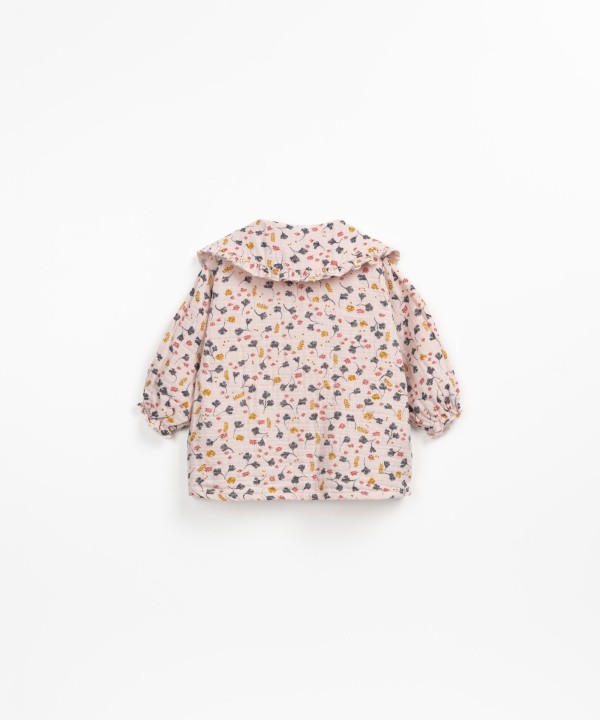 Tunique en tissu avec col