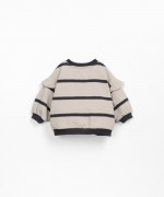 Striped sweater with carding on the inside | Wooden Memories