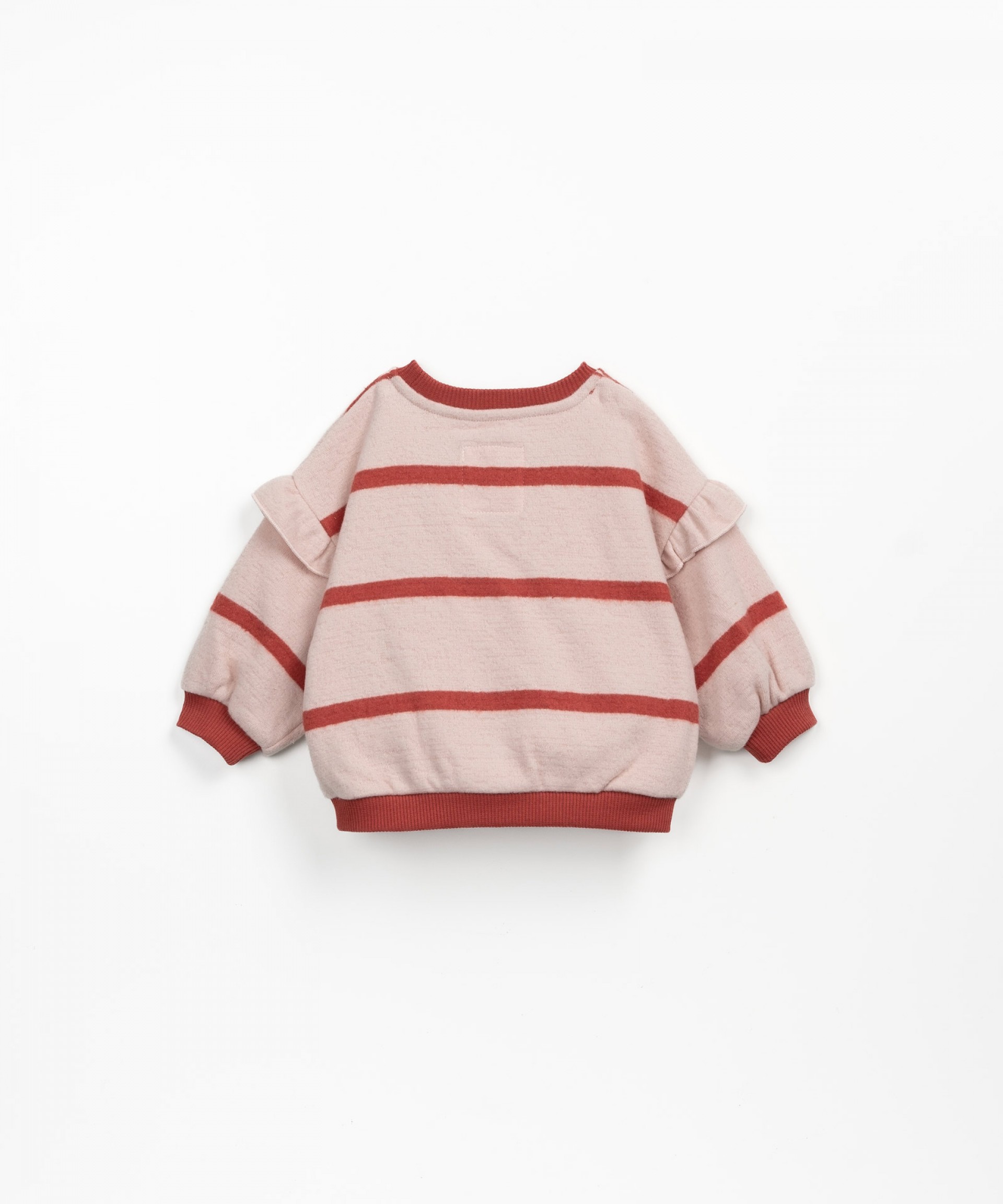 Striped sweater with carding on the inside | Wooden Memories