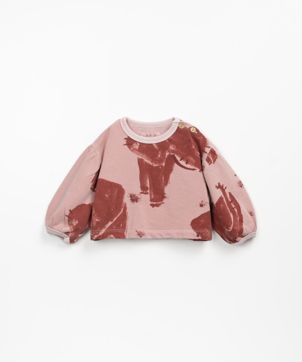 Sweat avec imprimé d?éléphants