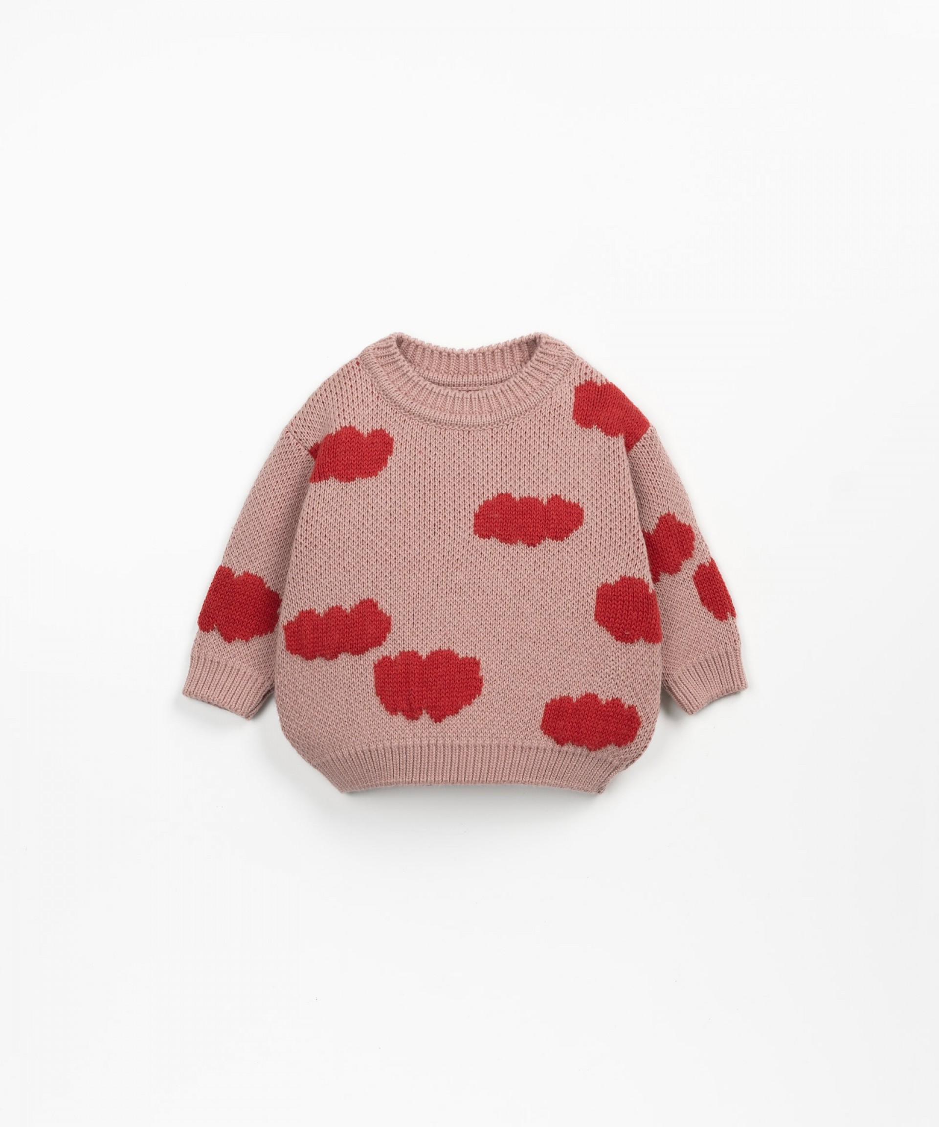 Knitted sweater in wool and cotton | Wooden Memories