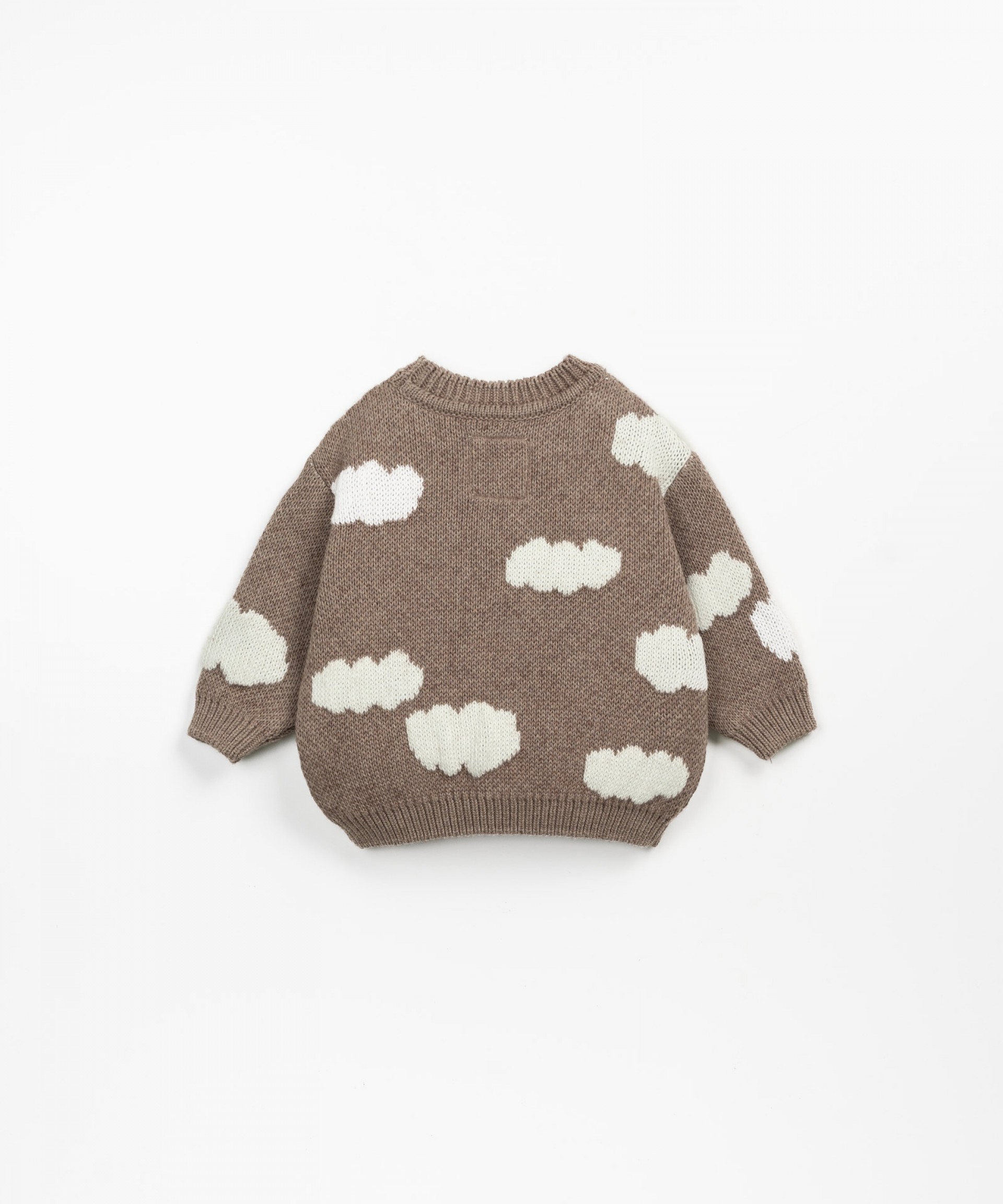 Sweat en tricot en laine et coton | Wooden Memories