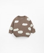 Knitted sweater in wool and cotton | Wooden Memories