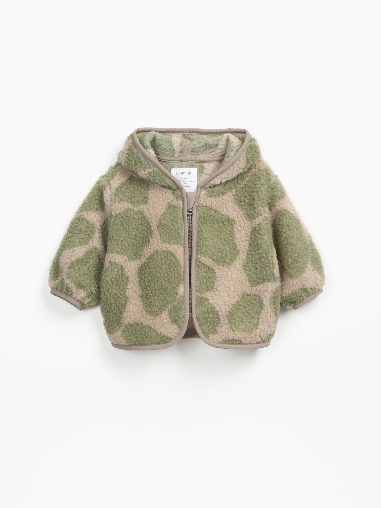 Veste avec imprimé de tâches de girafe