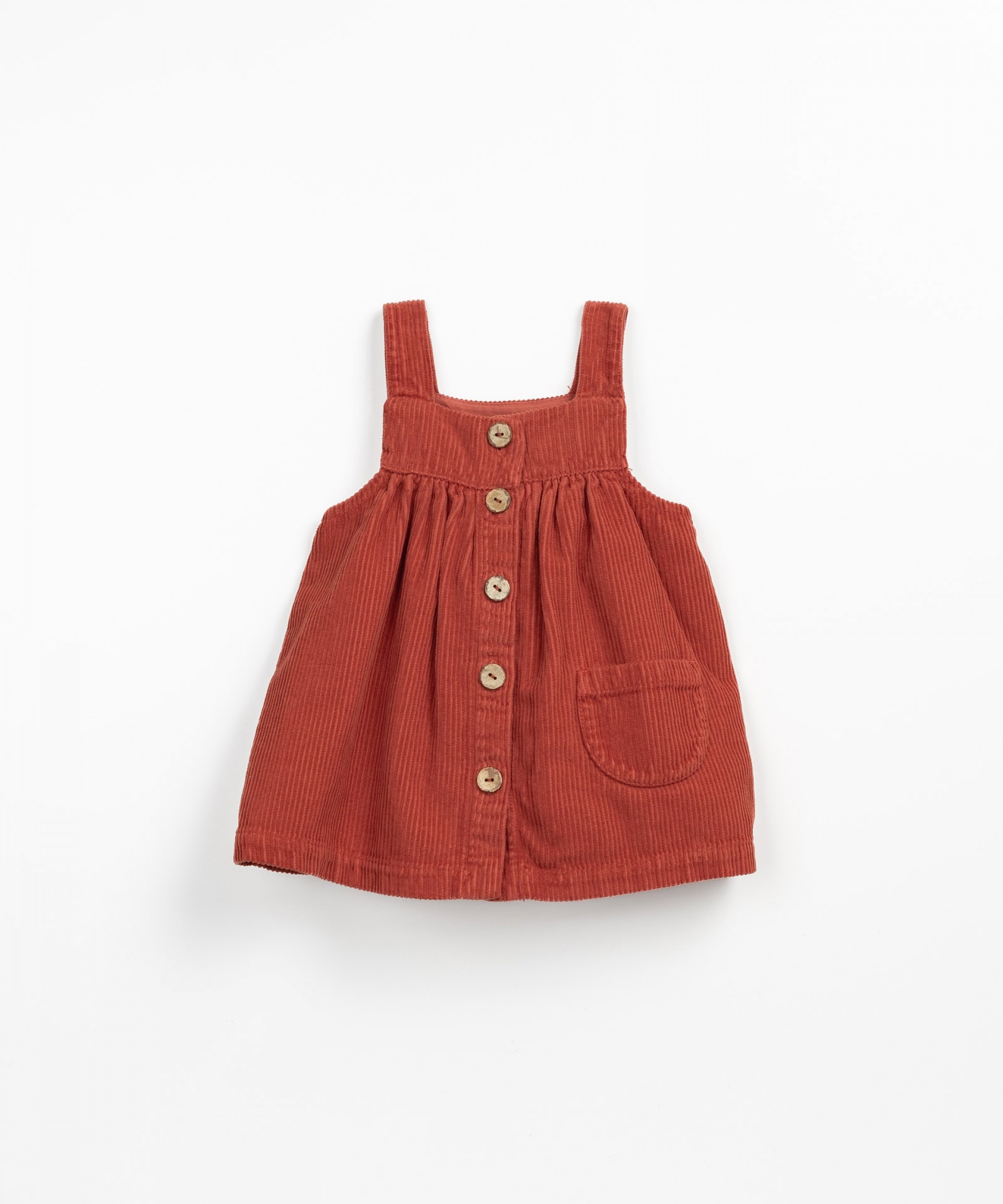 Corduroy dress with pocket | Wooden Memories