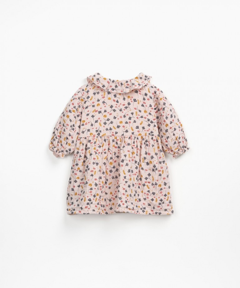 Abito in tessuto con stampa a fiori