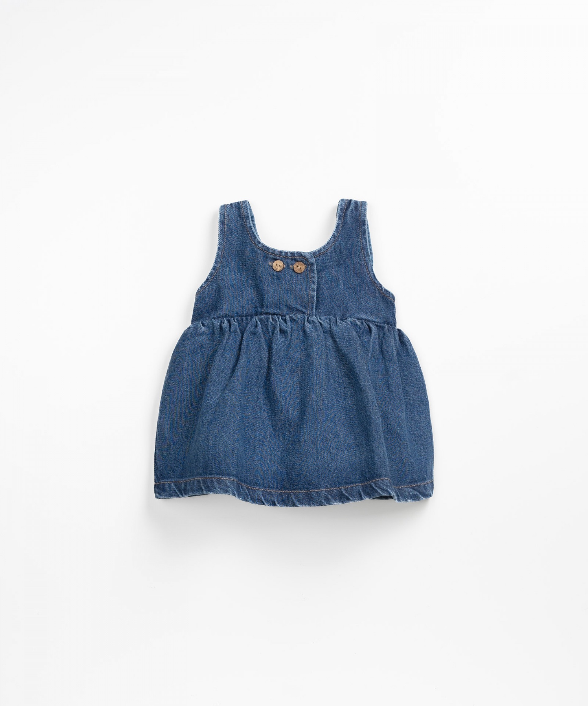 Robe en jean avec un mlange de coton et de lyocell | Wooden Memories