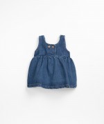 Denim dress in cotton and lyocell mixture | Wooden Memories