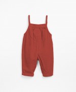 Jumpsuit in a mixture of recycled cotton and cotton  | Wooden Memories