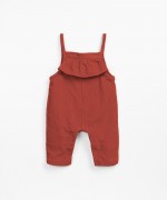 Jumpsuit in a mixture of recycled cotton and cotton  | Wooden Memories