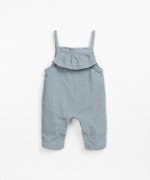 Jumpsuit in a mixture of recycled cotton and cotton  | Wooden Memories