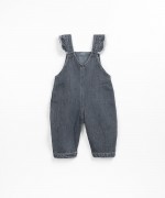 Denim jumpsuit with pocket | Wooden Memories