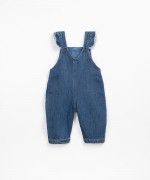 Denim jumpsuit with pocket | Wooden Memories