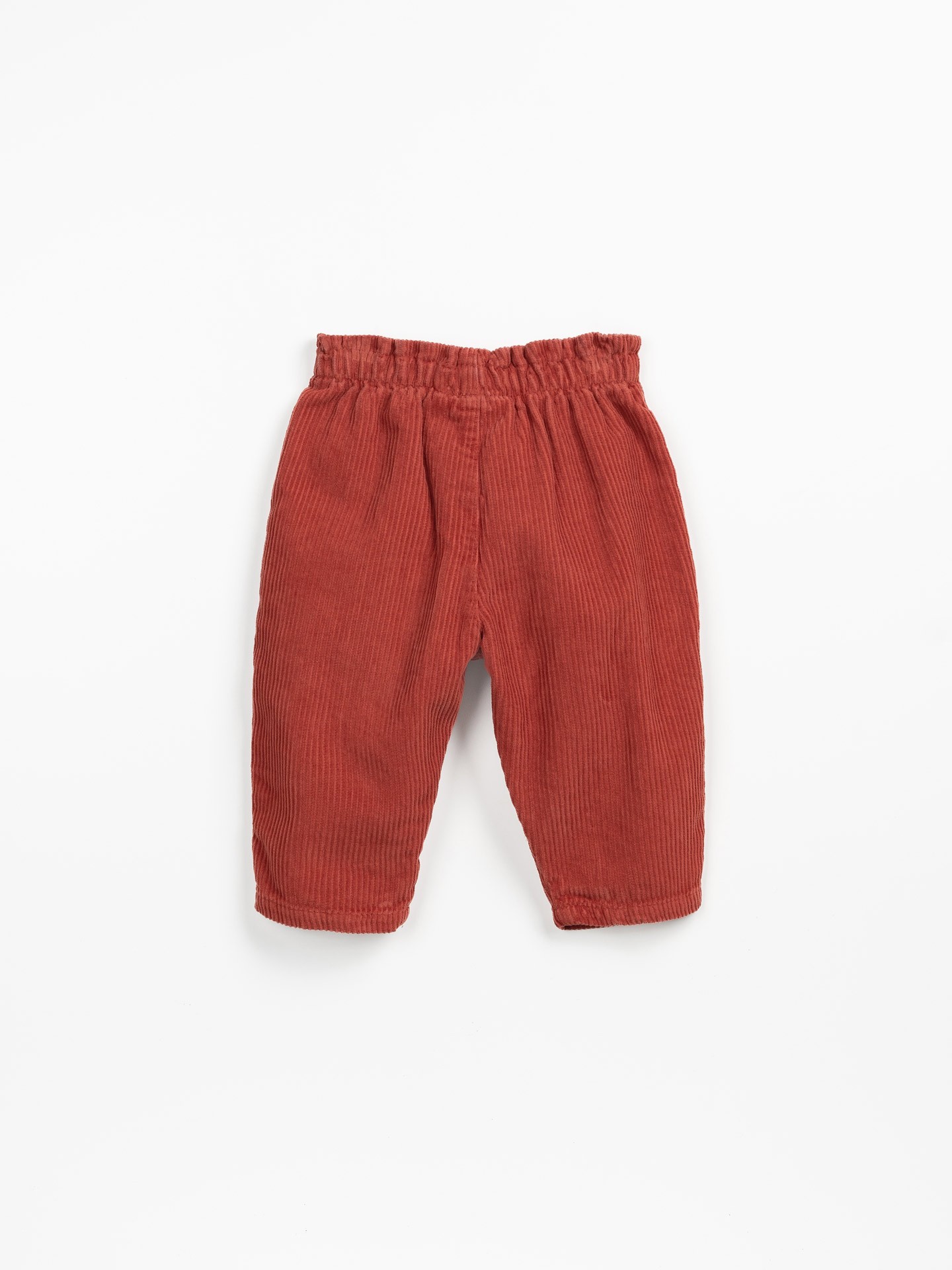 Pantalon en velours côtelé et taille élastique