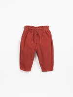 Pantalon en velours c�tel� et taille �lastique