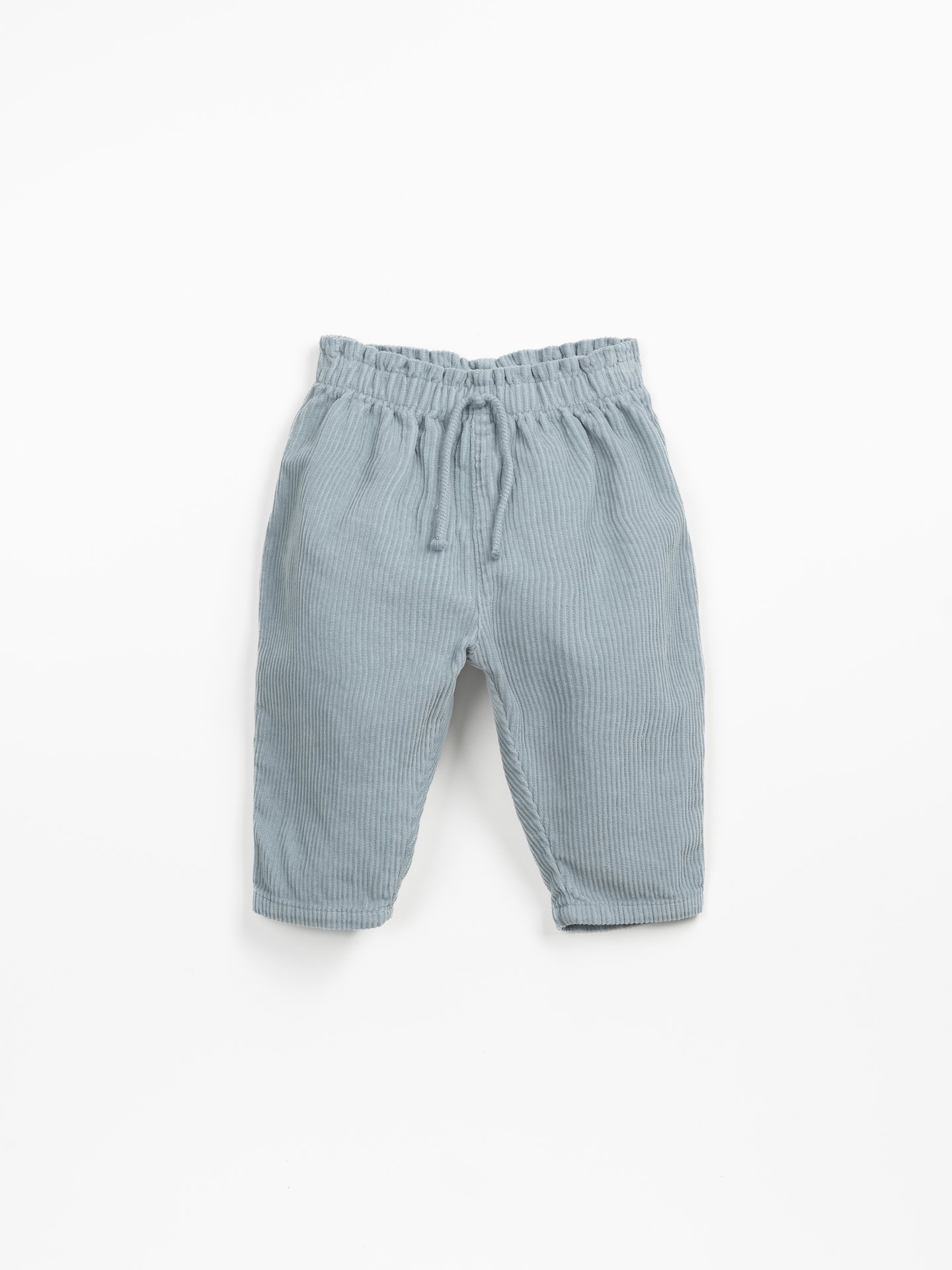 Pantalon en velours côtelé et taille élastique