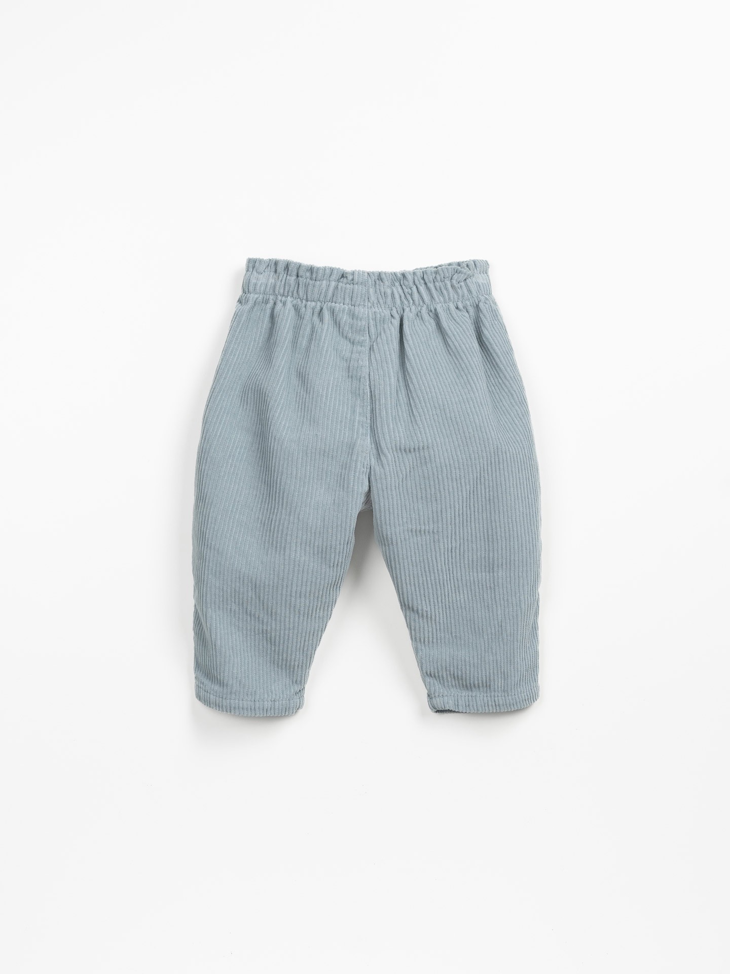 Pantalon en velours côtelé et taille élastique