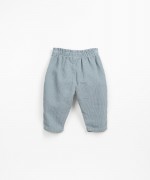 Corduroy pants with decorative drawstring | Wooden Memories