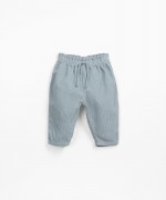 Pantalon en velours ctel avec cordon dcoratif | Wooden Memories