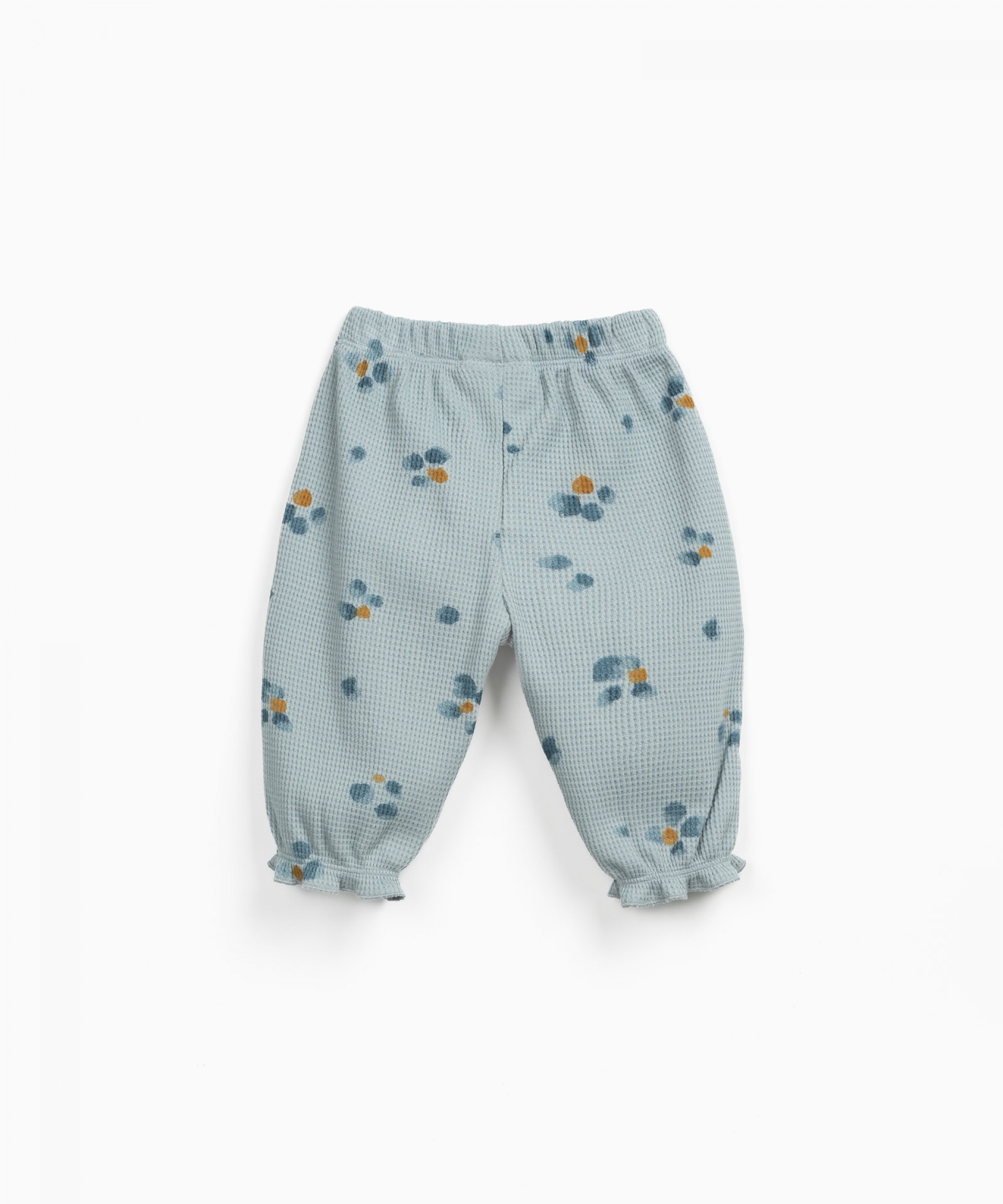 Pants with flower spot print | Wooden Memories