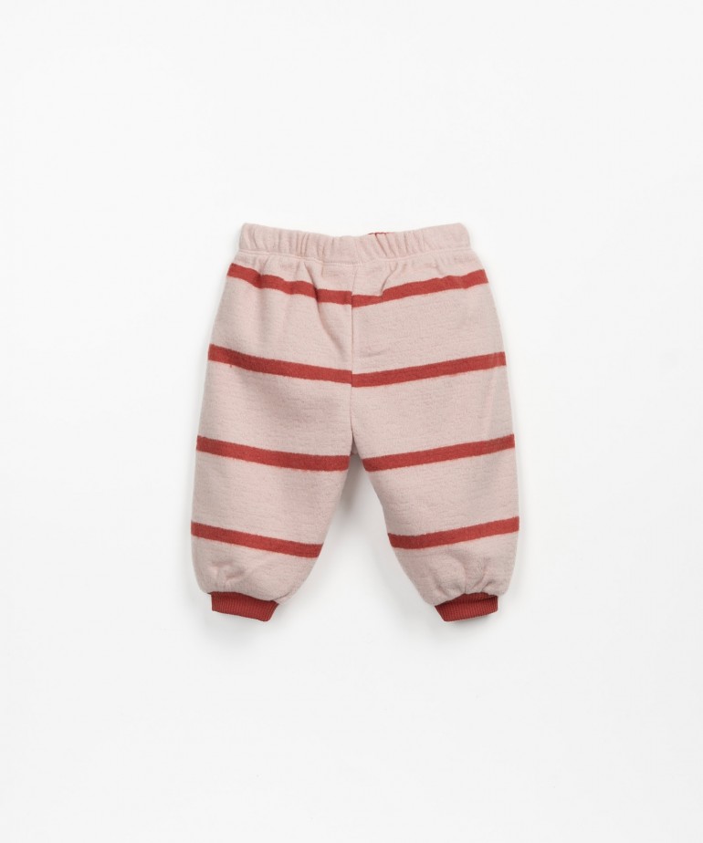 Pantaln de rayas con interior cardado