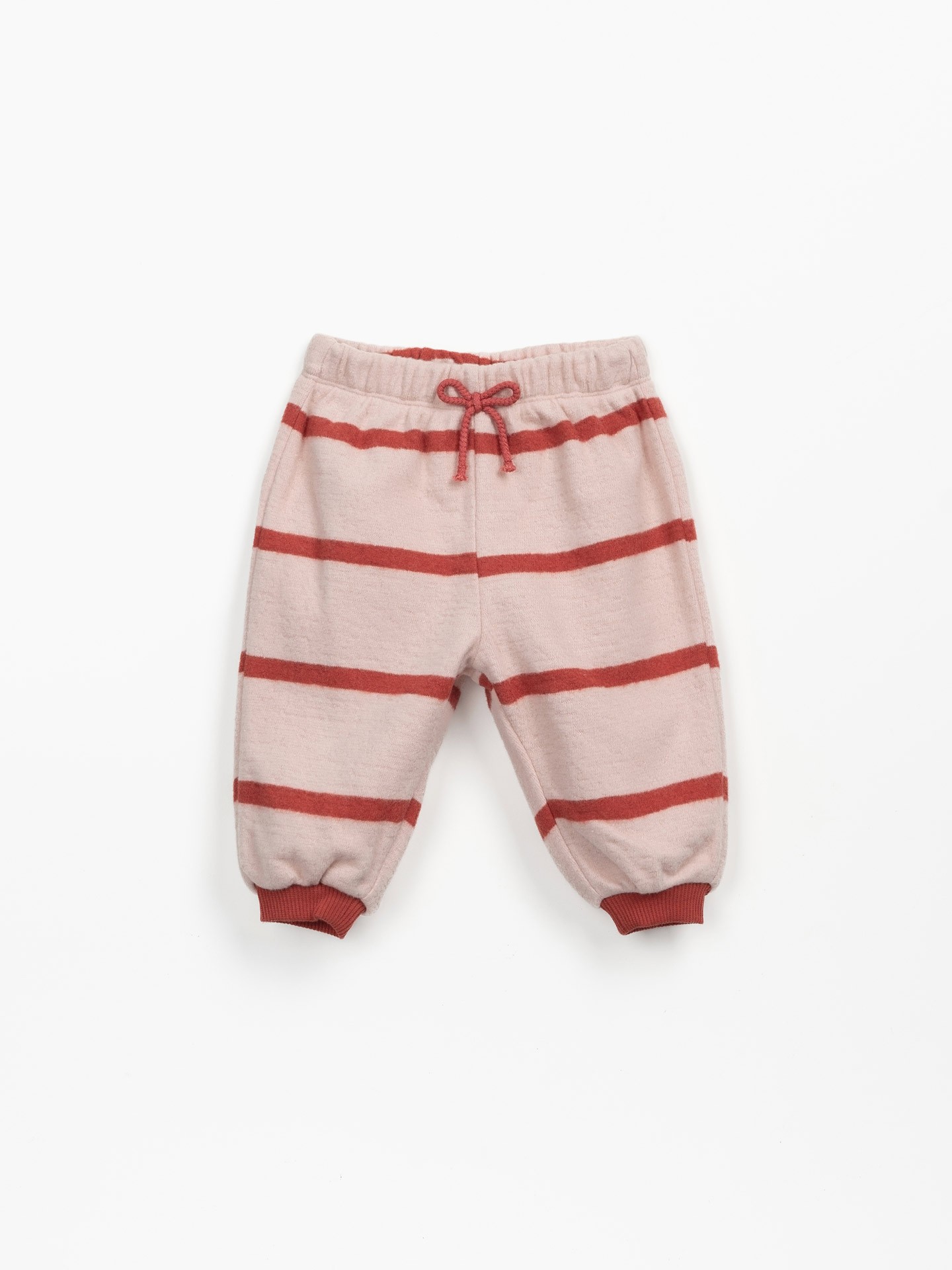 Pantalon à rayures cardé à l?intérieur