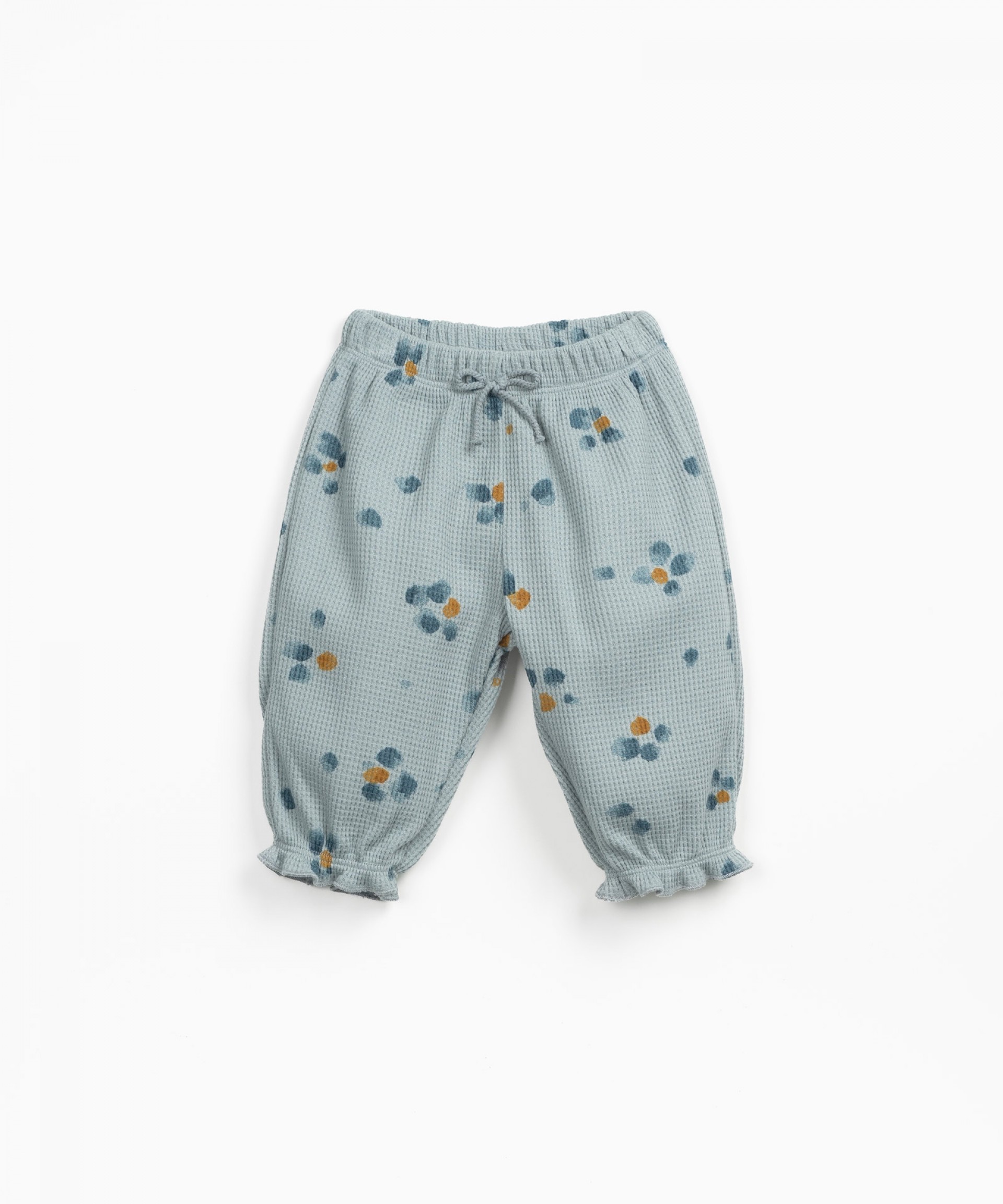 Pants with flower spot print | Wooden Memories