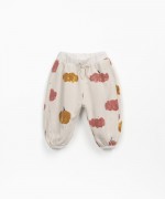 Pants with cloud print | Wooden Memories