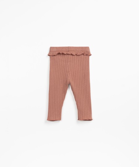 Leggings avec un mélange de fibres naturelles et de fibres recyclées