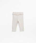 Leggings with frill on the waist | Wooden Memories