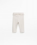 Leggings with frill on the waist | Wooden Memories