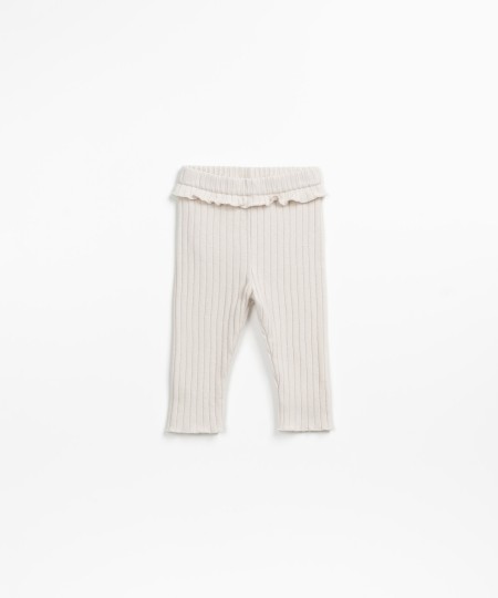 Leggings avec un m�lange de fibres naturelles et de fibres recycl�es