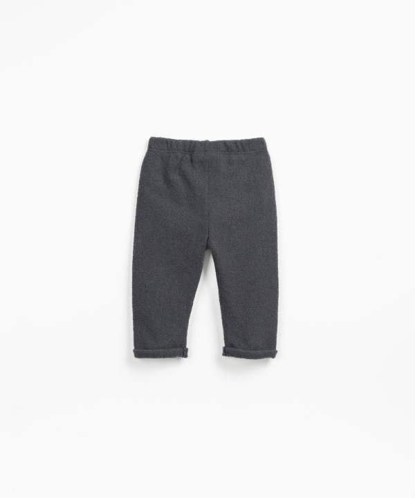 Leggings with carding on the inside