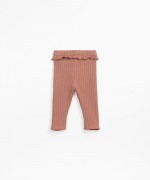 Leggings with frill on the waist | Wooden Memories