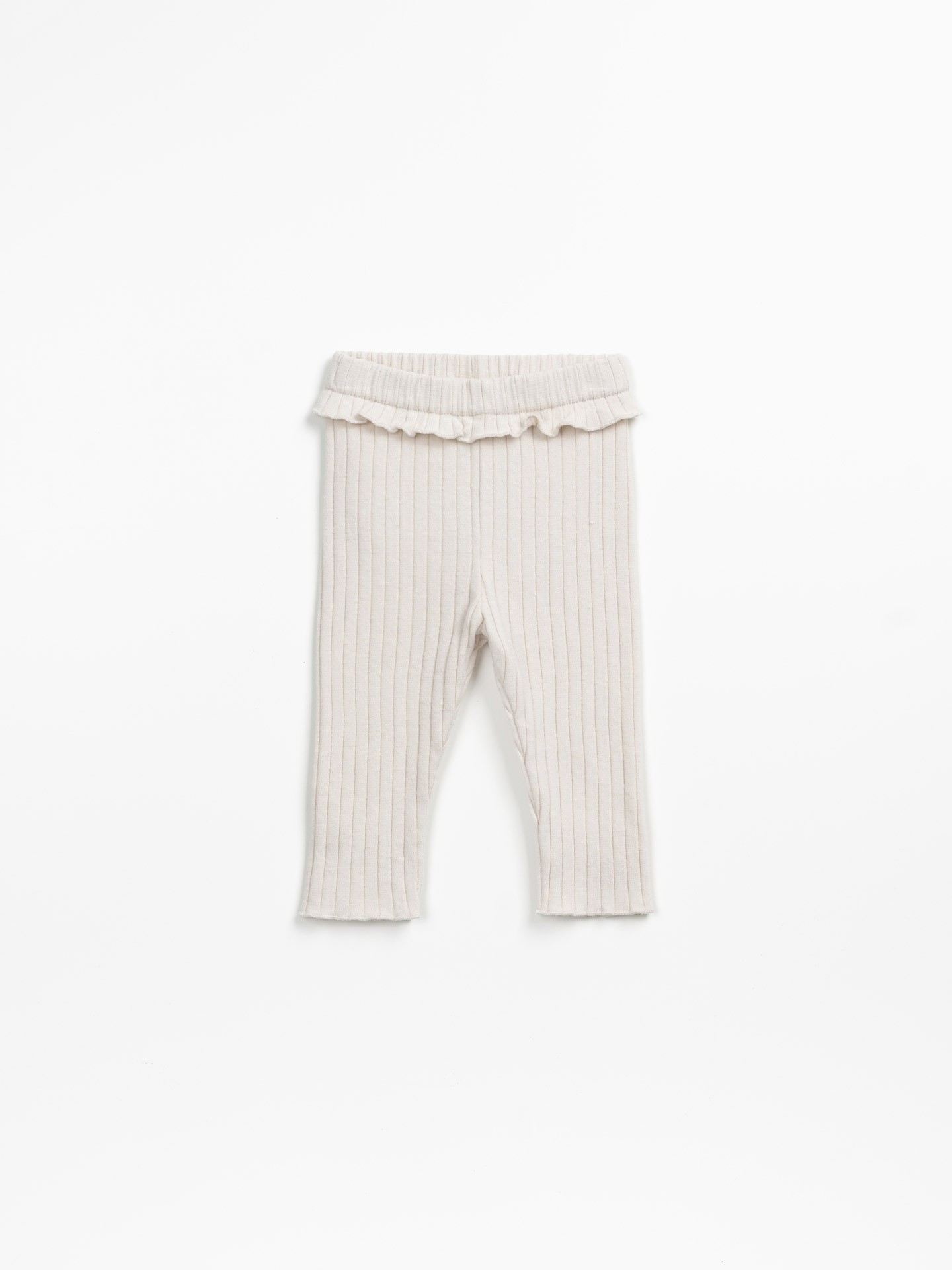 Leggings com misturas de fibras naturais e fibras recicladas