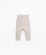 Striped leggings with high waist | Wooden Memories