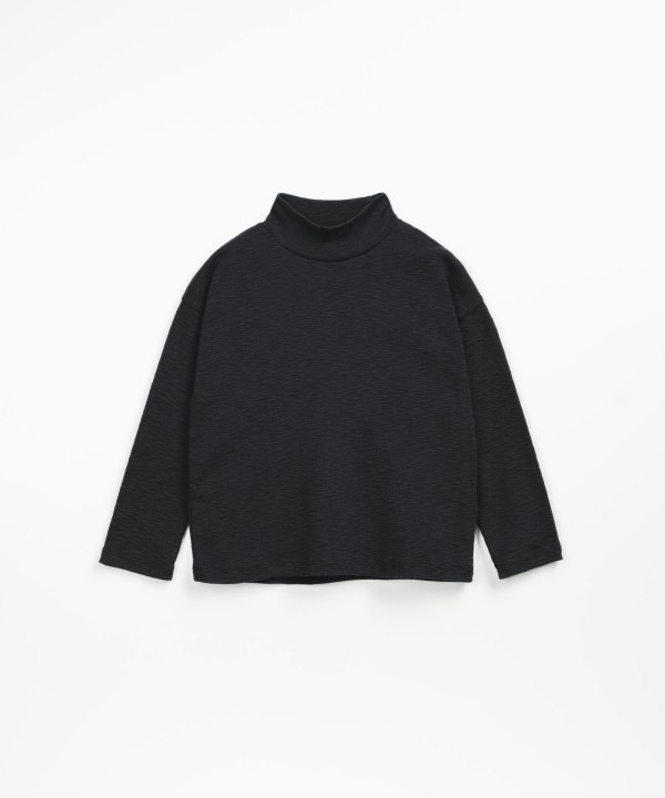 Long-sleeved t-shirt in organic cotton