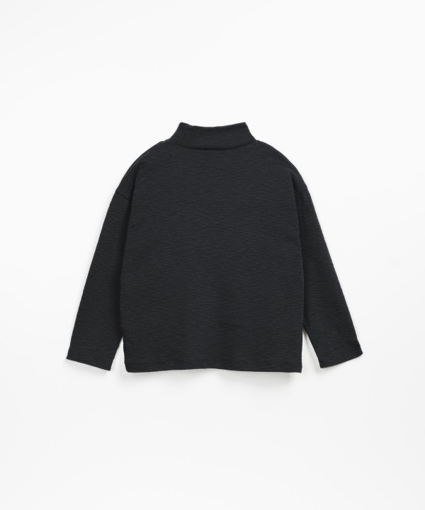 Long-sleeved t-shirt in organic cotton