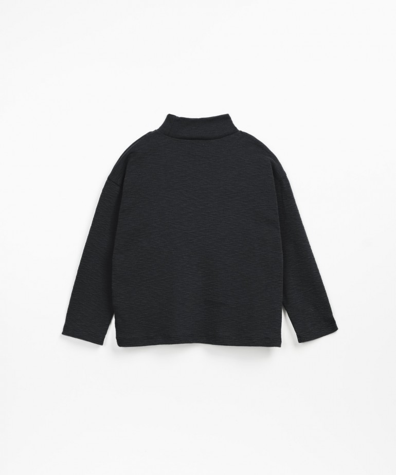 T-shirt a maniche lunghe in cotone biologico