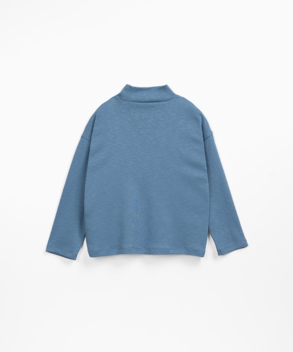 Long-sleeved t-shirt in organic cotton