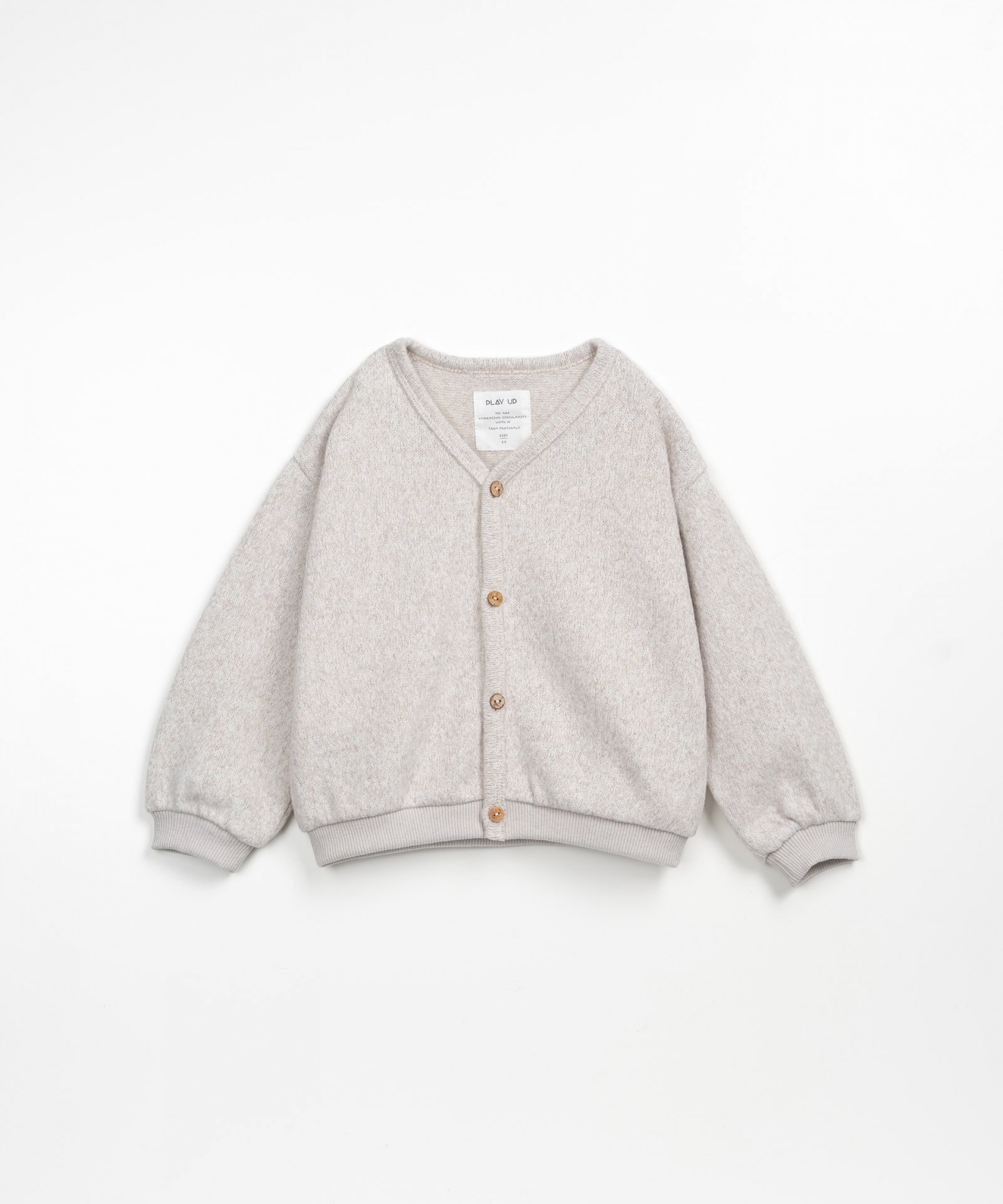 Cardigan with inner carding | Wooden Memories