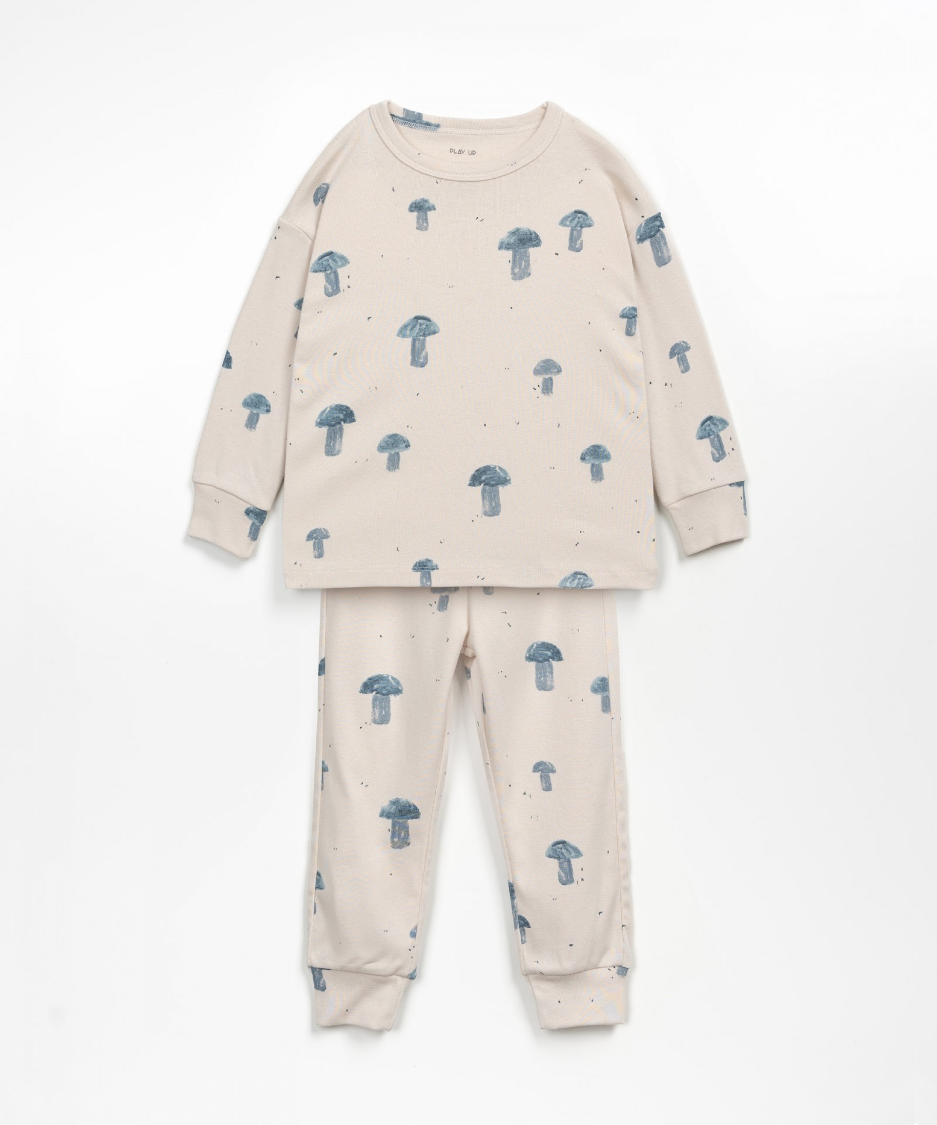 Pijama de punto con estampado de setas | Wooden Memories