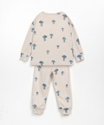 Pijama de punto con estampado de setas | Wooden Memories