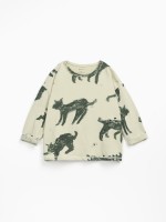 T-shirt de manga comprida com estampado T-shirt de manga comprida com estampado